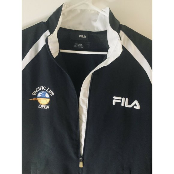 Vintage FiLA Pacific Life Open Tennis Full Zip - Picture 3 of 5